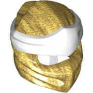 Visuel indicatif Rebrickable de Enveloppe avec noeud long dos, motif bande blanche (Wrap with Long Back Knot, White Band Pattern)