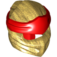 S'enrouler avec un long nœud arrière, motif bande rouge (Wrap with Long Back Knot, Red Band Pattern)
