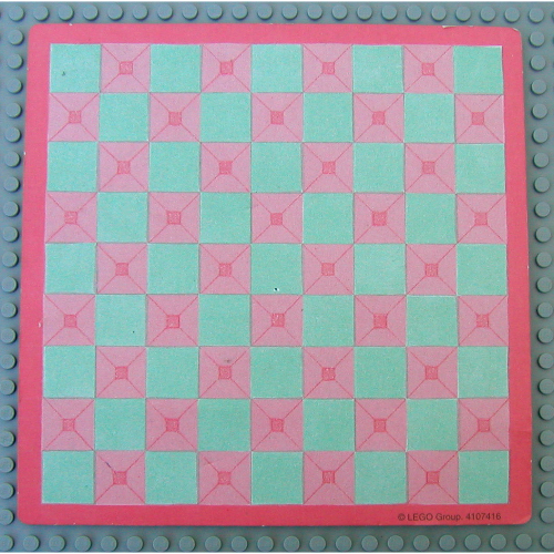 Visuel indicatif Rebrickable de Tapis de jeu, Scala, avec motif imprimé carrés roses et verts (Playmat, Scala, with Pink and Green Squares Print)
