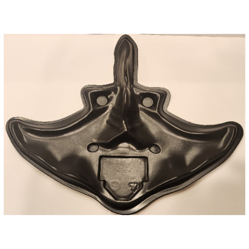 Visuel indicatif Rebrickable de Plaque de base soulevée 35 x 42 x 4,5 raie avec dépression pour 6140 / 6109 sous-marin (Baseplate Raised 35 x 42 x 4.5 Stingray with Depression for 6140 / 6109 Submarine)