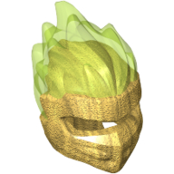 Visuel indicatif Rebrickable de Envelopper avec des flammes motif vert transparent-brillant (Wrap with Flames Trans-Bright Green Pattern)