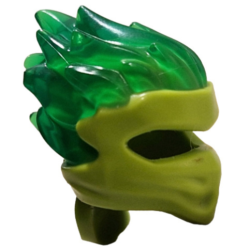 Visuel indicatif Rebrickable de Envelopper avec des flammes motif transparent-vert (Wrap with Flames Trans-Green Pattern)