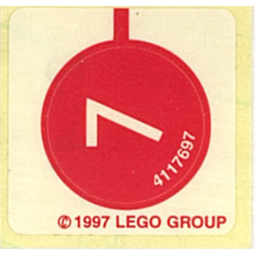 Visuel indicatif Rebrickable de Feuille d’autocollants pour le set 2541-1 (Sticker Sheet for Set 2541-1)