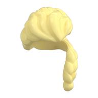 Cheveux longs, franges en arrière balayées, longue tresse sur l'épaule gauche (Hair Long, Swept Back Bangs, Long Braid over Left Shoulder)