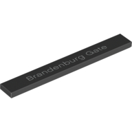 Visuel indicatif Rebrickable de Tuile 1 x 8 avec motif imprimé "Brandenburg Gate" (Tile 1 x 8 with "Brandenburg Gate" Print)