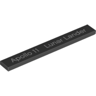 Visuel indicatif Rebrickable de Tuile 1 x 8 avec motif imprimé "Apollo 11 Lunar Lander" (Tile 1 x 8 with "Apollo 11 Lunar Lander" Print)