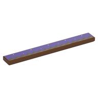Visuel indicatif Rebrickable de Tuile 1 x 8 avec motif imprimé tapis violet foncé festonné (Tile 1 x 8 with Scalloped Dark Purple Rug Print)