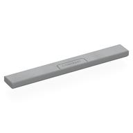 Visuel indicatif Rebrickable de Tuile 1 x 8 avec motif imprimé gris bleuté foncé 'CONTRAST' (Tile 1 x 8 with Dark Bluish Grey 'CONTRAST' Print)