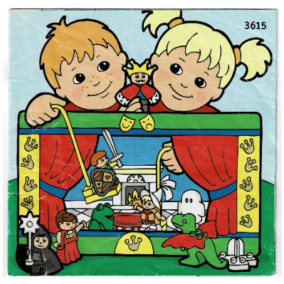 Visuel indicatif Rebrickable de Livre de contes pour coffret 3615-2 (Storybook for Set 3615-2)