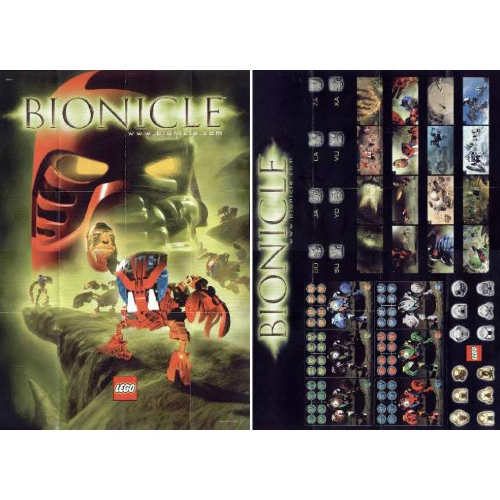 Affiche, Bionicle, 2002, Bohrok / Krana (Poster, Bionicle, 2002, Bohrok / Krana)