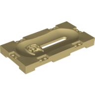 Visuel indicatif Rebrickable de Section de terrain de sport 8 x 16 avec fente horizontale et support de glissement beige [assemblage complet] (Sports Field Section 8 x 16 with Horizontal Slot and Tan Sliding Holder [Complete Assembly])
