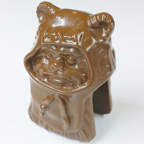 Tête de minifigurine Spécial, Ewok [sans motif] (Minifig Head Special, Ewok [Plain])