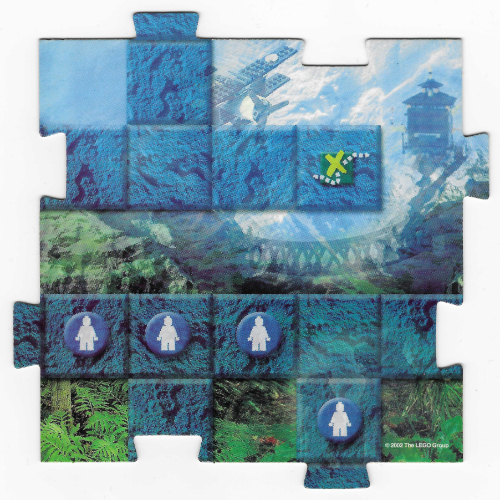 Visuel indicatif Rebrickable de Place du plateau de jeu, Orient - Everest 1 (Game Board Square, Orient - Everest 1)