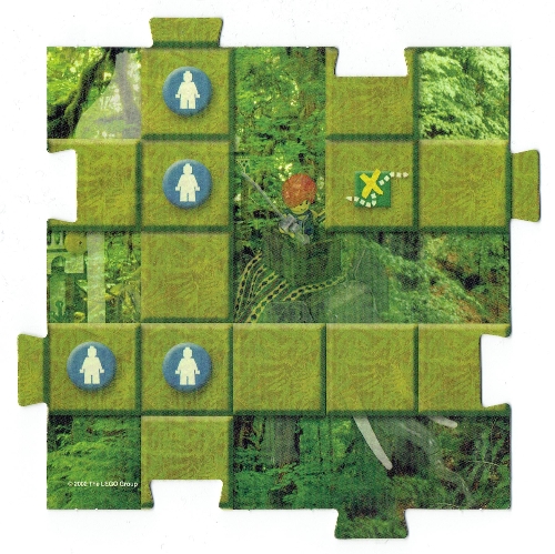 Planche de jeu carré, Orient - Jungle 1 (Game Board Square, Orient - Jungle 1)