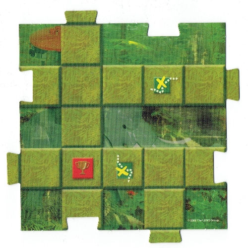 Visuel indicatif Rebrickable de Place du plateau de jeu, Orient - Jungle 5 (Game Board Square, Orient - Jungle 5)