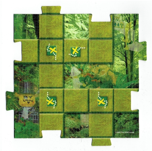 Visuel indicatif Rebrickable de Place du plateau de jeu, Orient - Jungle 6 (Game Board Square, Orient - Jungle 6)