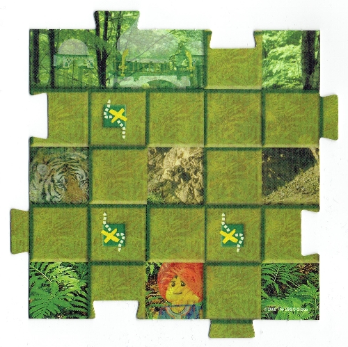 Visuel indicatif Rebrickable de Place du plateau de jeu, Orient - Jungle 7 (Game Board Square, Orient - Jungle 7)
