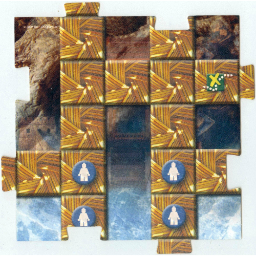 Visuel indicatif Rebrickable de Plateau de jeu carré, orient - Chine 1 (Game Board Square, Orient - China 1)