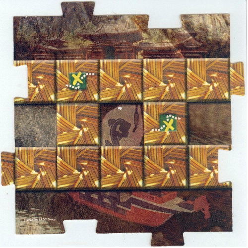 Visuel indicatif Rebrickable de Plateau de jeu carré, orient - Chine 2 (Game Board Square, Orient - China 2)