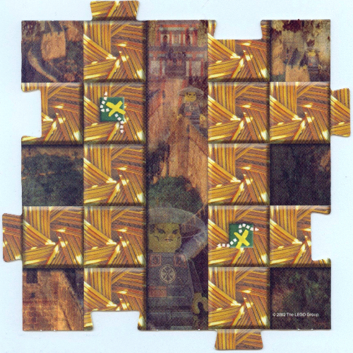 Visuel indicatif Rebrickable de Plateau de jeu carré, orient - Chine 5 (Game Board Square, Orient - China 5)
