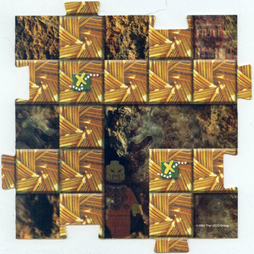 Visuel indicatif Rebrickable de Plateau de jeu carré, orient - Chine 6 (Game Board Square, Orient - China 6)