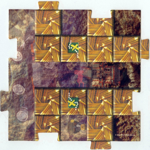 Visuel indicatif Rebrickable de Place du plateau de jeu, Orient - Chine 7 (Game Board Square, Orient - China 7)