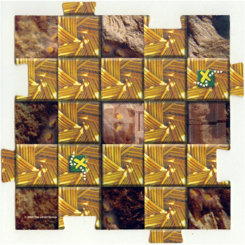 Visuel indicatif Rebrickable de Place du plateau de jeu, Orient - Chine 8 (Game Board Square, Orient - China 8)