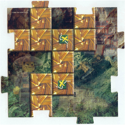 Visuel indicatif Rebrickable de Plateau de jeu carré, orient - Chine 9 (Game Board Square, Orient - China 9)
