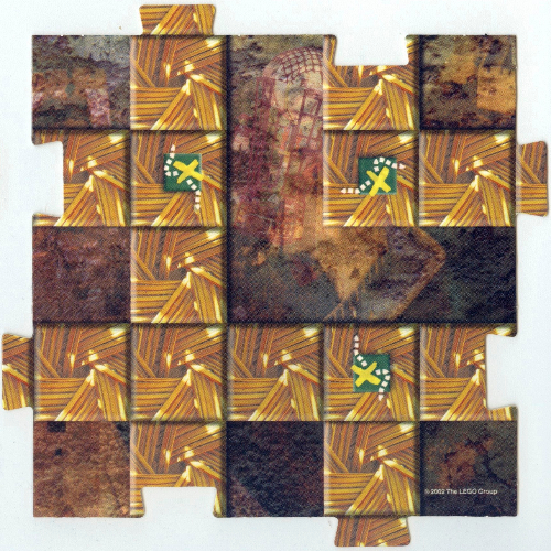Plateau de jeu carré, orient - Chine 10 (Game Board Square, Orient - China 10)