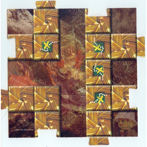 Visuel indicatif Rebrickable de Plateau de jeu carré, orient - Chine 11 (Game Board Square, Orient - China 11)