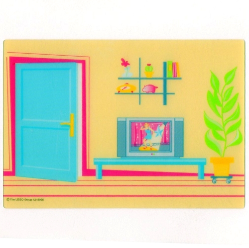 Visuel indicatif Rebrickable de Maison de poupée Belville, Belville (Backdrop, Belville Doll House Living Room)