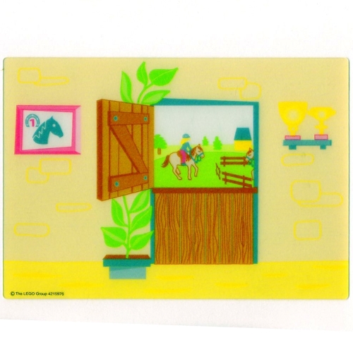 Visuel indicatif Rebrickable de École d'équitation Belville [5941] (Backdrop, Belville Riding School [5941])