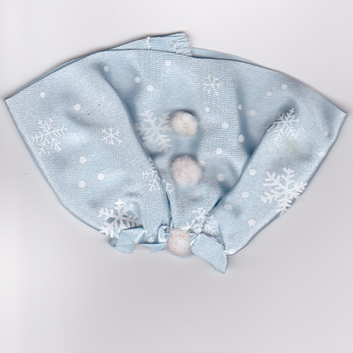 Belville, Jupe, Jupe longue, Satin avec motif imprimé de flocons de neige blancs (Belville, Skirt, Skirt Long, Satin with White Snowflakes Print)