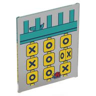 Visuel indicatif Rebrickable de Verre pour cadre 1 x 6 x 6 avec équipement de jeu tic tac toe, coccinelle, motif imprimé chien (Glass for Frame 1 x 6 x 6 with Tic Tac Toe Playground Equipment, Ladybird, Dog Print)