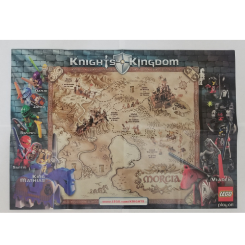 Affiche, Royaume des chevaliers II, double face (coffret 8809) (Poster, Knights Kingdom II, Dual Sided (Set 8809))