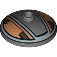 Plat 3 x 3 inversé [Radar] avec motif imprimé Embo chapeau (Dish 3 x 3 Inverted [Radar] with Embo Hat Print)