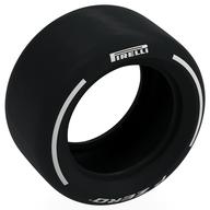 Visuel indicatif Rebrickable de Pneu 81.6 x 44 Glisser avec motif imprimé blanc 'PIRELLI', 'P ZERO' (Tyre 81.6 x 44 Slick with White 'PIRELLI', 'P ZERO' Print)