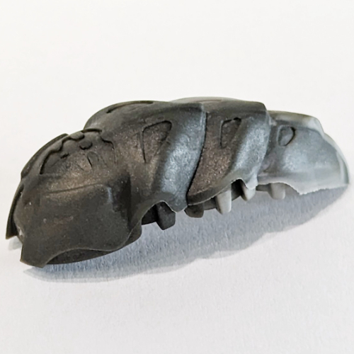 Visuel indicatif Rebrickable de Accessoire grande figurine, rahkshi kraata étape 1 avec perle marbrée motif queue gris très clair (Large Figure Accessory, Rahkshi Kraata Stage 1 with Marbled Pearl Very Light Gray Tail Pattern)