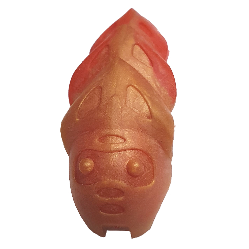 Visuel indicatif Rebrickable de Accessoire grande figurine, rahkshi kraata étape 5 avec motif de queue rouge marbré (Large Figure Accessory, Rahkshi Kraata Stage 5 with Marbled Red Tail Pattern)