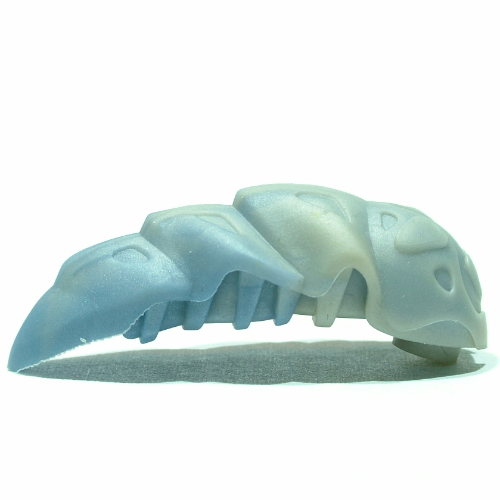 Visuel indicatif Rebrickable de Accessoire grande figurine, rahkshi kraata étape 6 avec motif de queue bleue en métal marbré (Large Figure Accessory, Rahkshi Kraata Stage 6 with Marbled Metal Blue Tail Pattern)