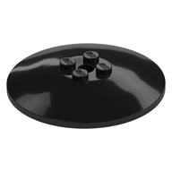Visuel indicatif Rebrickable de Plat 6 x 6 inversé (Radar) avec Yeux, Iris Rouge avec Cratères, Motif imprimé pupille Noir (Dish 6 x 6 Inverted (Radar) with Eye, Red Iris with Craters, Black Pupil Print)