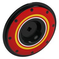 Visuel indicatif Rebrickable de Housse de roue pour roue 34 x 56 avec motif imprimé Rouge, Jaune, Blanc (Wheel Cover for Wheel 34 x 56 with Red, Yellow, White Circles Print)