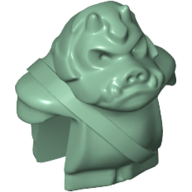 Tête de minifigurine Spécial, Gamorréen avec armure [sans motif] (Minifig Head Special, Gamorrean with Armor [Plain])