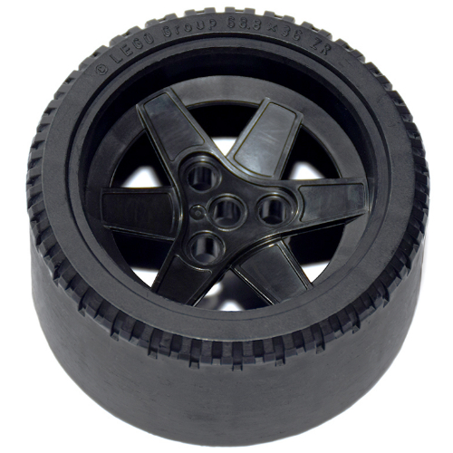 Visuel indicatif Rebrickable de Roue 68,8 x 36 ZR solide lisse (Wheel 68.8 x 36 ZR Solid Smooth)