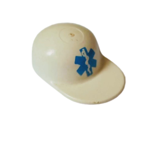 Chapeau / casquette longue crête avec emt étoile de la vie motif imprimé (Hat / Cap Long Peak with EMT Star of Life Print)