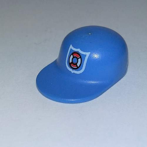 Chapeau / casquette longue crête avec logo de la garde côtière de sauvetage motif imprimé (Hat / Cap Long Peak with Rescue Coast Guard Logo Print)