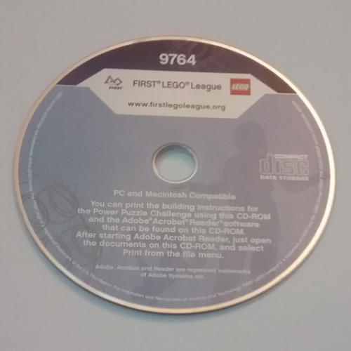 Cd-rom, pour 9764 (fll 2007 - puzzle de puissance) (CD-Rom, for 9764 (FLL 2007 - Power Puzzle))