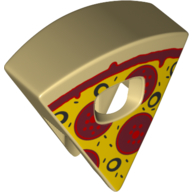 Costume Triangle, Pizza Tranche, Pepperoni et Olives motif imprimé (Costume Triangle, Pizza Slice, Pepperoni and Olives Print)