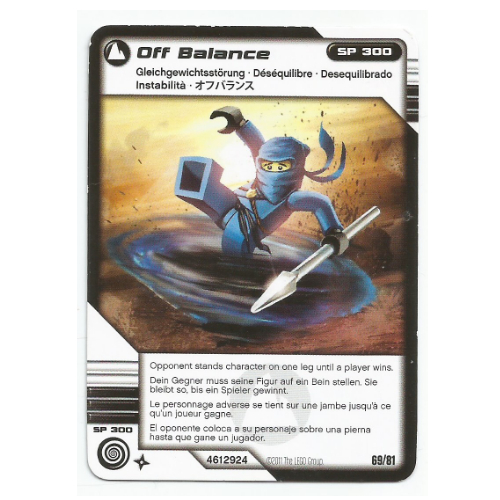 Carte à collectionner, Ninjago paquet de cartes 1: 69 - Hors Solde - Version Internationale (Trading Card, Ninjago Deck #1: 69 - Off Balance - International Version)