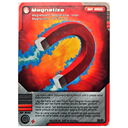 Carte à collectionner, Ninjago paquet de cartes 1: 20 - magnétiser - version internationale (Trading Card, Ninjago Deck #1: 20 - Magnetize - International Version)
